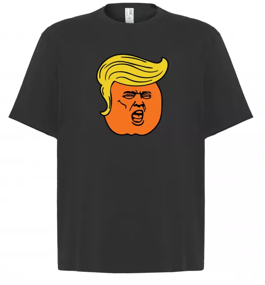 Футболка Оверсайз Orange Trump Чорний фото