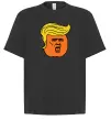 Футболка Оверсайз Orange Trump Чорний фото