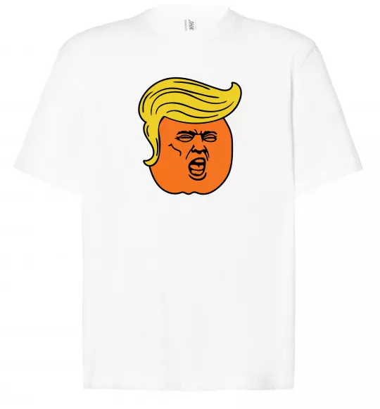 Футболка Оверсайз Orange Trump Білий фото