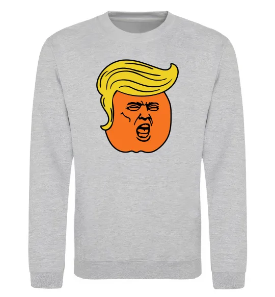 Свитшот Orange Trump Серый меланж фото