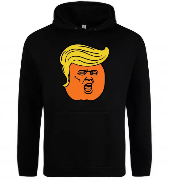 Женская толстовка (худи) Orange Trump Черный фото