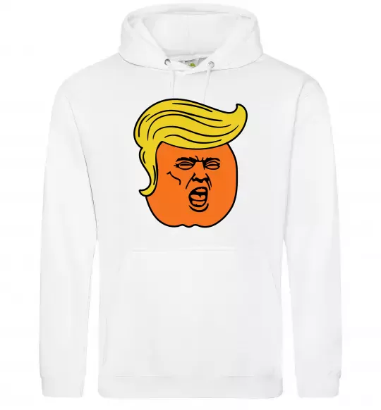 Женская толстовка (худи) Orange Trump Белый фото