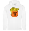 Женская толстовка (худи) Orange Trump Белый фото