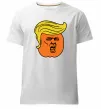 Чоловіча преміум футболка Orange Trump Білий фото
