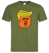 Мужская футболка Orange Trump Оливковый фото
