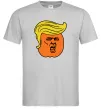 Мужская футболка Orange Trump Серый фото