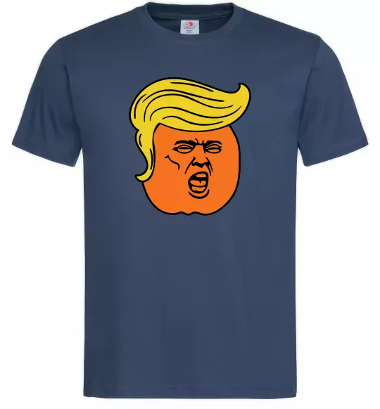 Мужская футболка Orange Trump Темно-синий фото