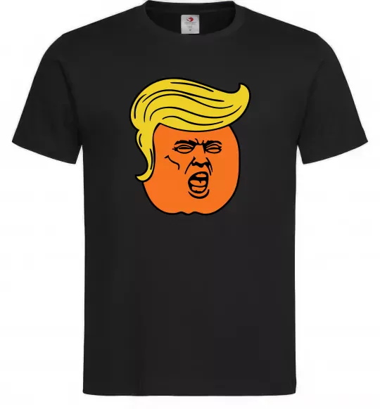 Мужская футболка Orange Trump Черный фото
