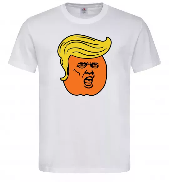Мужская футболка Orange Trump Белый фото