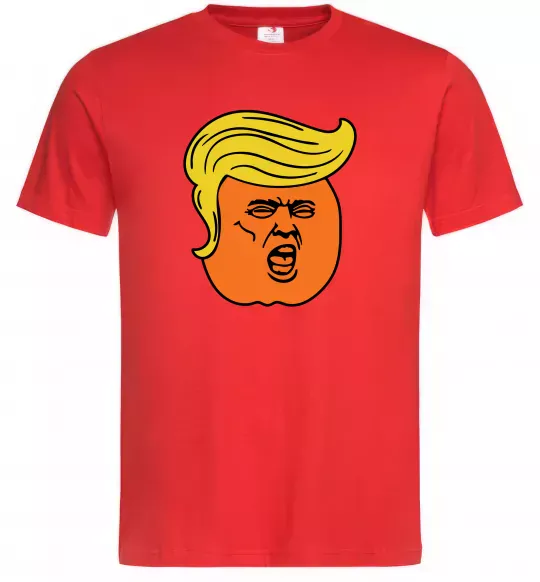 Мужская футболка Orange Trump Красный фото