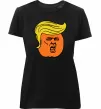 Жіноча преміум футболка Orange Trump Чорний фото