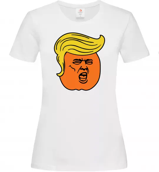 Жіноча футболка Orange Trump Білий фото