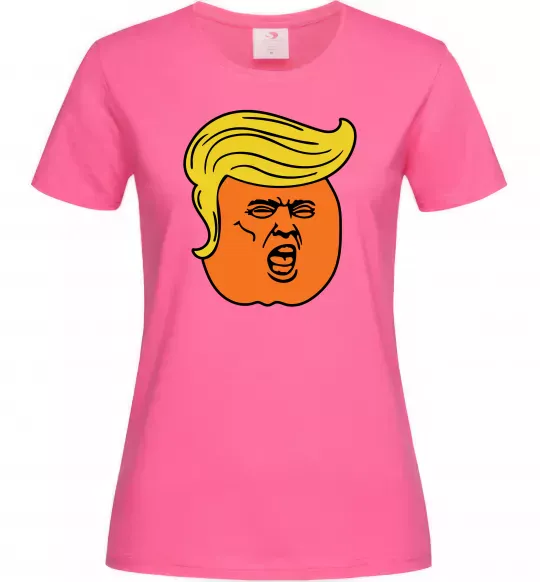 Жіноча футболка Orange Trump Яскраво-рожевий фото