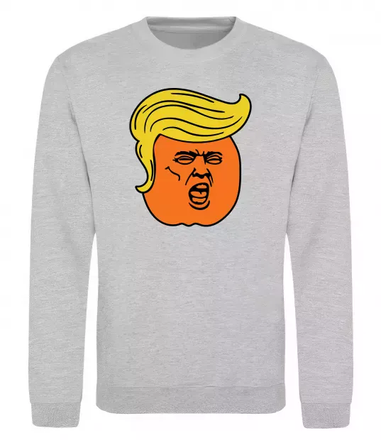 Світшот Orange Trump Сірий меланж фото