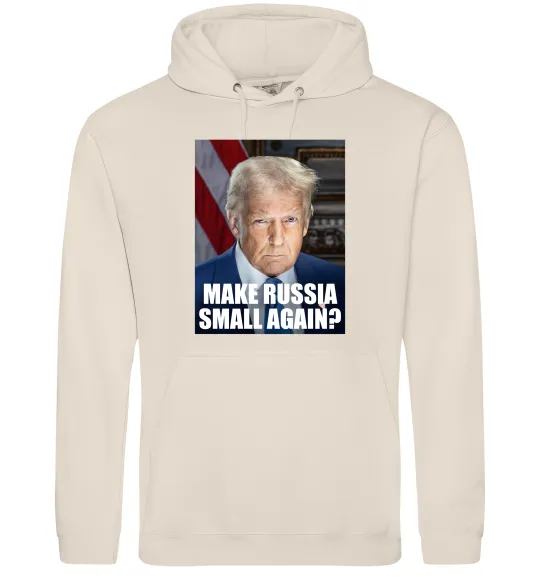 Женская толстовка (худи) Make russia small? Трамп Таш фото
