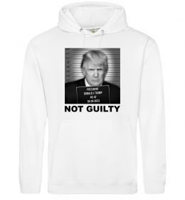 Чоловіча толстовка (худі) Donald Trump Not guilty