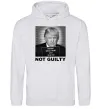 Женская толстовка (худи) Donald Trump Not guilty Серый меланж фото