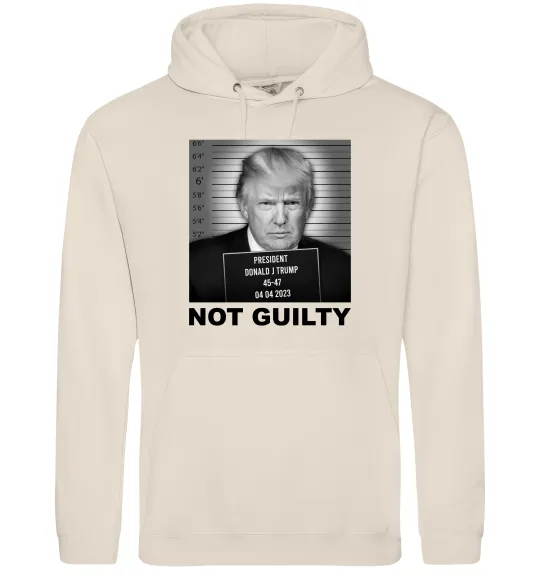 Женская толстовка (худи) Donald Trump Not guilty Таш фото