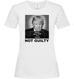 Жіноча футболка Donald Trump Not guilty Жіноча футболка Donald Trump Not guilty
