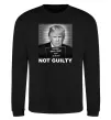 Свитшот Donald Trump Not guilty Черный фото