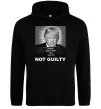 Женская толстовка (худи) Donald Trump Not guilty Черный фото