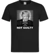 Чоловіча футболка Donald Trump Not guilty Чорний фото