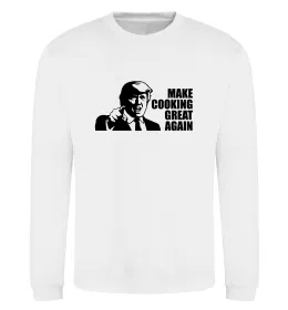Свитшот Make cooking great again Белый фото