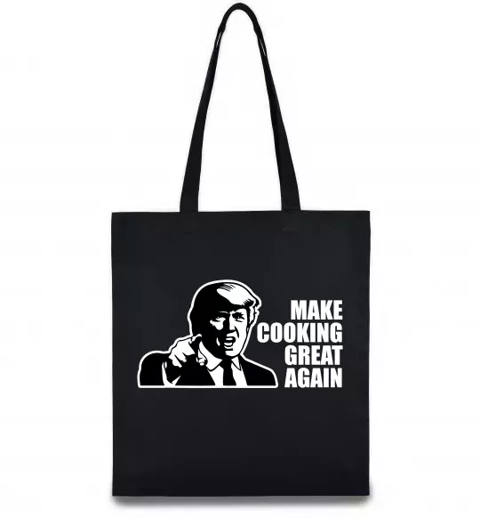 Эко-сумка Make cooking great again Черный фото