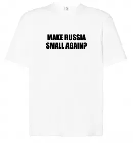 Футболка Оверсайз Orange Trump Білий фото