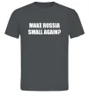 Мужская футболка Make russia small again? Графит фото