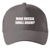 Кепка Make russia small again? Сірий фото