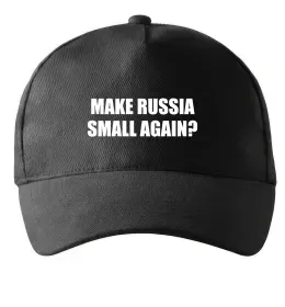 Кепка Make russia small again? Черный фото