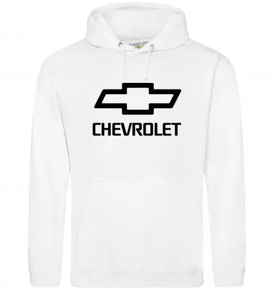 Чоловіча толстовка (худі) Chevrolet Білий фото