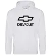 Чоловіча толстовка (худі) Chevrolet Сірий меланж фото