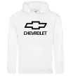 Женская толстовка (худи) Chevrolet Белый фото