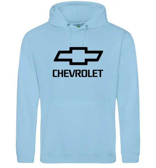 Жіноча толстовка (худі) Chevrolet Блакитний фото