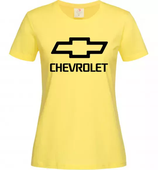 Жіноча футболка Chevrolet Лимонний фото