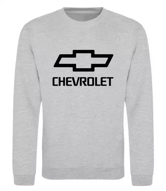 Світшот Chevrolet Сірий меланж фото