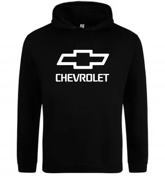 Чоловіча толстовка (худі) Chevrolet Чорний фото