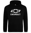 Чоловіча толстовка (худі) Chevrolet Чорний фото