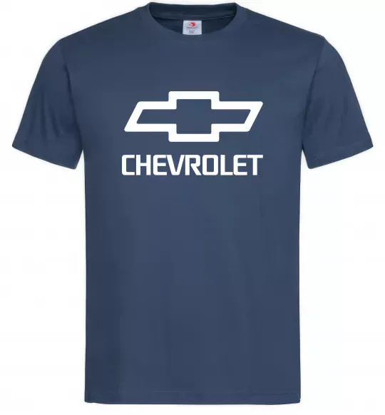 Чоловіча футболка Chevrolet Темно-синій фото