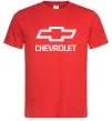 Чоловіча футболка Chevrolet Червоний фото