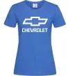 Жіноча футболка Chevrolet Яскраво-синій фото