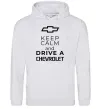 Жіноча толстовка (худі) Keep calm and drive a Chevrolet Сірий меланж Жіноча толстовка (худі) Keep calm and drive a Chevrolet Сірий меланж фото