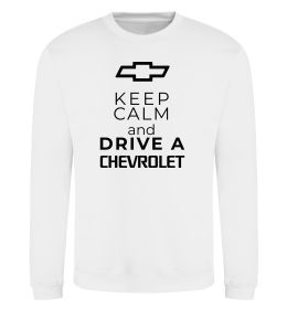Світшот Keep calm and drive a Chevrolet Світшот Keep calm and drive a Chevrolet