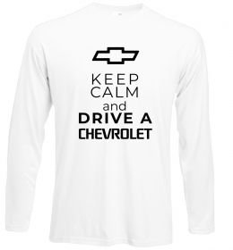 Лонгслів Keep calm and drive a Chevrolet