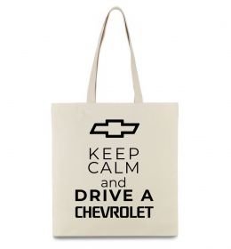 Эко-сумка Keep calm and drive a Chevrolet