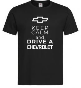 Чоловіча футболка Keep calm and drive a Chevrolet