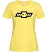 Жіноча футболка I love my Chevrolet Лимонний фото