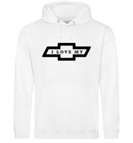 Женская толстовка (худи) I love my Chevrolet